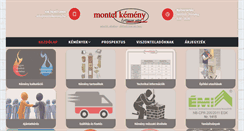 Desktop Screenshot of montelkemeny.hu